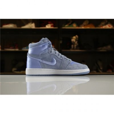 Nike Bayan Air Jordan 1 Retro High Soh Hydrogen Mavi / Metal Basketbol Ayakkabısı Türkiye - UVJJVYJ5